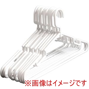 サワフジ SAWAFUJI サワフジ ラウンド ハンガー 10本組 スノーホワイト RD-05-10P