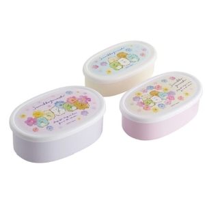 スケーター SKATER スケーター 抗菌シール容器3Pセット すみっこぐらしフラワー