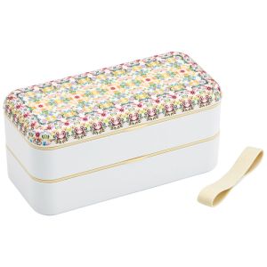 スケーター SKATER スケーター 天平文様 夢幻 薄紅 メラミン蓋ランチBOX 2段 SLBW9M