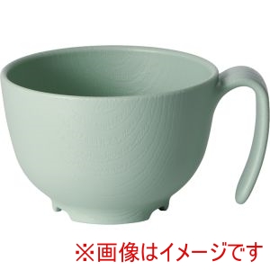 スケーター SKATER スケーター グリーン 木目持ちやすいハンドル付茶碗 NBLS1HB