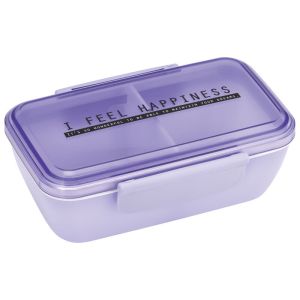 スケーター SKATER スケーター シースルー 抗菌スタイリッシュ弁当箱 530ml ペールラベンダー PFTY5AG