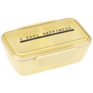 スケーター SKATER スケーター シースルー 抗菌スタイリッシュ弁当箱 530ml シトラスレモンイエロー PFTY5AG