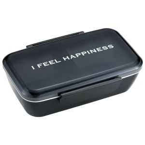 スケーター SKATER スケーター シースルー 抗菌スタイリッシュ弁当箱 850ml ナイトブラック PFTY9AG