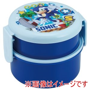 スケーター SKATER スケーター ソニック 抗菌 丸型 弁当箱 2段 ONWR1AG