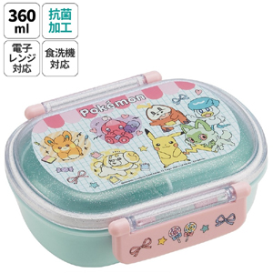 スケーター SKATER スケーター ポケットモンスター ポケモン ポッピング 抗菌 ふわっとタイト ランチボックス 360ml QAF2BAAG 弁当箱