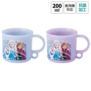 スケーター SKATER スケーター KE5AAGW アナと雪の女王25 抗菌 食洗機対応　プラスチックコップ 2個セット SKATER