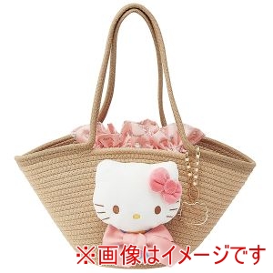 スケーター SKATER スケーター キティ ぬいぐるみ付き かご風 バッグ KNBB1