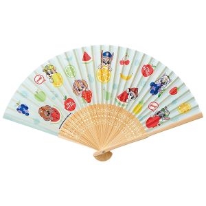 スケーター SKATER スケーター パウパト フルーツ 扇子 ZSS1