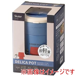 スケーター SKATER スケーター スヌーピー Goodday 折りたたみ ハンドル付き デリカポット 300ml LJFO3