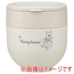 スケーター SKATER スケーター くまのプーさん シンプルロゴ 折りたたみハンドル付き ランチジャー 540ml LDNO6