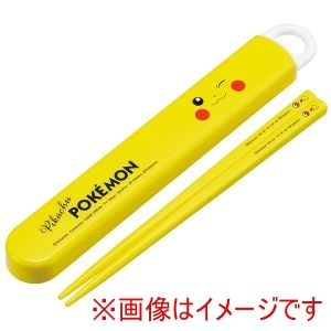 スケーター SKATER スケーター ピカチュウ フェイス 25 スライド 箸 箸箱セット 16.5cm ABS2AM