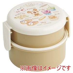 スケーター SKATER スケーター Nuiパン 丸型 弁当箱 2段 500ml ONWR1