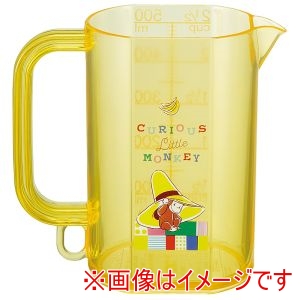 スケーター SKATER スケーター おさるのジョージ ブロック メジャーカップ 500ml MMC1