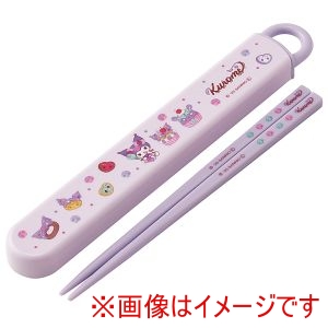 スケーター SKATER スケーター クロミ ファンシー スライド 箸 箸箱セット 16.5cm ABS2AM