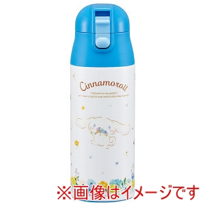 スケーター SKATER スケーター シナモン パステル水彩花柄 ワンプッシュ ステンレス マグボトル 360ml SDPC4