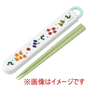 スケーター SKATER スケーター はらぺこあおむし パターン スライド式 箸箱セット 16.5cm ABS2AM