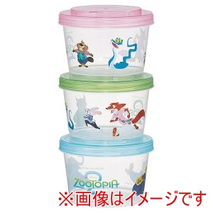 スケーター SKATER スケーター ズートピア 2 薄肉 保存容器 3Pセット 240ml SIJ3