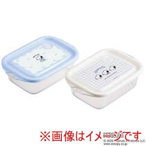 スケーター SKATER スケーター スヌーピー ブルーリボン シールボックス M 2P 500ml FCN2W