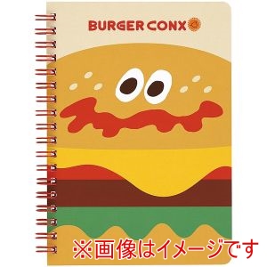 スケーター SKATER スケーター バーガーコンクス Wリング ノート B6サイズ SRN1