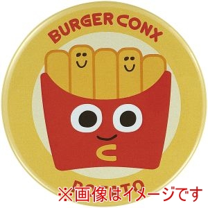 スケーター SKATER スケーター バーガーコンクス ポテト 缶バッジ ZCB76