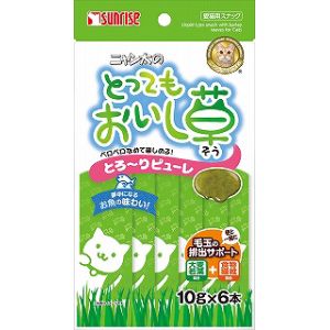マルカン MG マルカン ニャン太のとってもおいし草 とろ～りピューレ 10g×6本 SNY-040