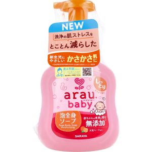 サラヤ SARAYA サラヤ アラウ ベビー 泡全身ソープ しっとり 本体 450mL