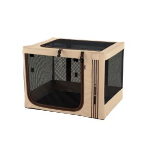 リッチェル Richell リッチェル たためる3WAYペットケージ 760 ブラウン