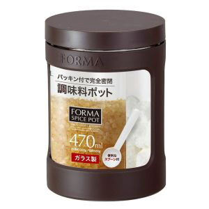 アスベル ASVEL アスベル フォルマ ガラスポット ミニ 470ml ブラウン