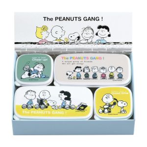 タマハシ タマハシ スヌーピー ブレイクタイム シール容器 4個セット A SN-307