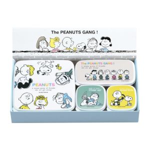 タマハシ タマハシ スヌーピー ブレイクタイム シール容器 4個セット B SN-308