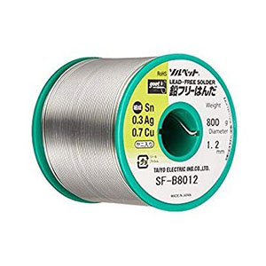 太洋電機 グット goot グット SF-B8012 低銀仕様 鉛フリー はんだ 800g Φ1.2mm goot 太洋電機