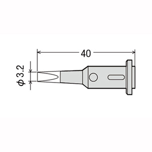 太洋電機 グット goot グット GP-510RT-3.2D 替こて先 GP-510用 goot 太洋電機