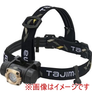 タジマ TAJIMA タジマ SFNDM50A-3A3 ヘッドライト セフヘッドライト MD 500lm 大径照射 電池式