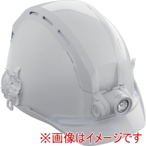 タジマ TAJIMA タジマ HSWA1 ヘルメット セフメット セフ取付溝付ヘルメット アドバンスセット KJS ファン付 ホワイト