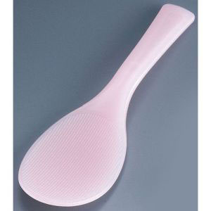 花井化成 抗菌 魔法のしゃもじ(溝付)スケルトン ピンク BSY5301