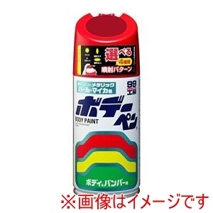 ソフト99 SOFT99  ソフト99 08092 99工房 補修ペイント ボデーペン T-092 TOYOTA トヨタ /LEXUS レクサス 3R0 ブラッキッシュレッドマイカ