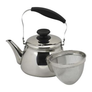ベストコ BESTOCO ベストコ ケトル ステンレス 広口 1.6L 茶こし付 ND-9441 マイティネオ