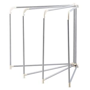 ベストコ BESTOCO ベストコ ステンレス 布団干し 扇形 幅119～232.5×高さ115.5cm ライトグレー NY-290