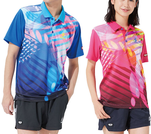  ニッタク Nittaku ニッタク 卓球アパレル TOROPIC SHIRT トロピックシャツ 男女兼用 ピンク 3S NW2190