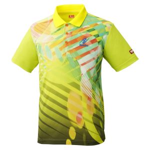 ニッタク Nittaku ニッタク 卓球アパレル TOROPIC SHIRT トロピックシャツ 男女兼用 イエロー 3S NW2190