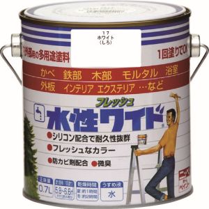 ニッぺ ニッぺ 4976124024313 水性フレッシュワイド 0.7L ホワイト HTA103-0.7