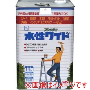 ニッぺ ニッぺ HTA103-14 水性フレッシュワイド 14L ホワイト 