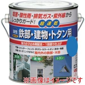 ニッぺ ニッぺ HUB110-0.7 油性鉄部･建物･トタン用 0.7L ソライロ 