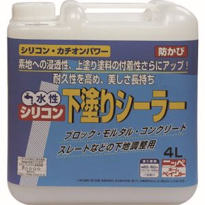 ニッぺ ニッぺ HY001-4 水性シリコン下塗りシーラー 4L 透明 