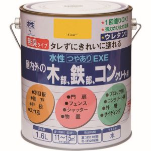 ニッぺ ニッぺ HSU108-1.6 水性つやありEXE 1.6L イエロー 