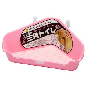 三晃商会 SANKO 三晃商会 うさぎの三角トイレ PI ピンク