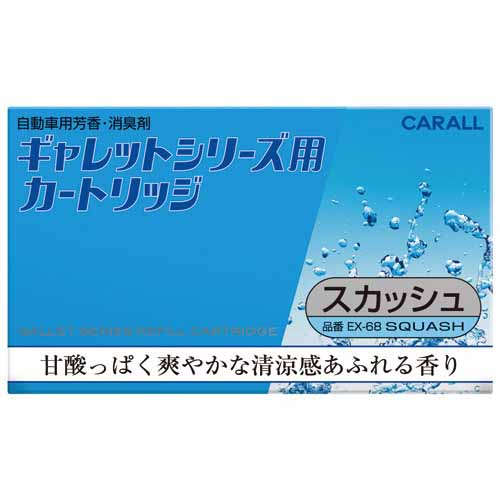  晴香堂 カーオール CARALL カーオール EX68 ギャレットシリーズ用 カートリッジ スカッシュ 晴香堂