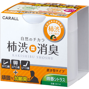 晴香堂 カーオール CARALL カーオール 3014 柿渋消臭 置き型 微香シトラス 晴香堂