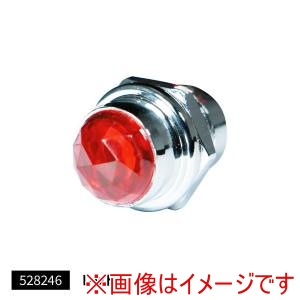 ジェットイノウエ JET INOUE  ジェットイノウエ 528246 LEDハイパワーパイロットランプ DC24V専用 1個 トラック レッド/レッド