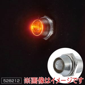 ジェットイノウエ JET INOUE  ジェットイノウエ 528212 LEDミニパイロットランプ 24V アンバー